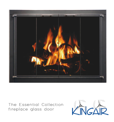 The Essential Collection fireplace glass door